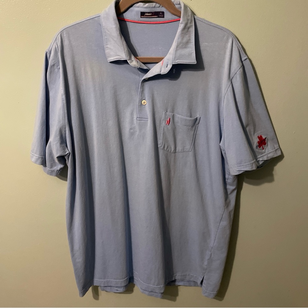 johnnie-O Sky Blue Polo Shirt